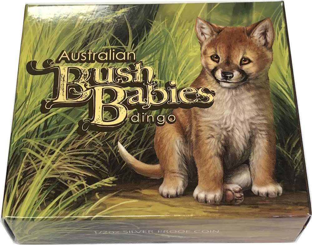 Монета 50 центов 2011 Австралийская собака Динго Детеныш Bush Babies Австралия