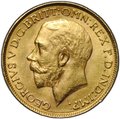 Монета 1 соверен (фунт) 1918 I Бомбей Индия Великобритания слаб CPRC MS 61