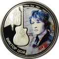 Монета 10 долларов 2012 Виктор Цой Фиджи