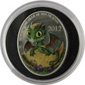 Монета 1 доллар 2012 Рожденный в год Дракона Малыш Яйцо Ниуэ