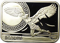 фото для Монета 1 доллар 2010 Покорение небес - Икар Ниуэ Аверс