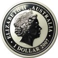 Монета 1 доллар 2007 Год крысы (мыши) 2008 Лунар Австралия