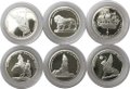 Набор жетонов (медалей) 2003 СПМД 300 лет Санкт-Петербургу серебро 1/4 oz