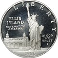 Монета 1 доллар 1986 S 100 лет статуе Свободы Остров Эллис PROOF США