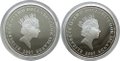 Набор 2 доллара 2007 Автомат Калашникова АК-47 PROOF Острова Кука (в футляре)