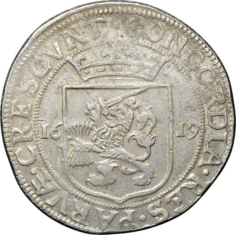 Монета 1 талер 1619 Нидерланды