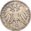 Монета 2 марки 1913 А 25 лет правления Вильгельма II Пруссия Германия