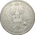 Монета 1 талер 1861 A Пруссия Германия