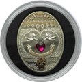 Монета 1 доллар 2011 Императорские яйца Фаберже Любовь Ниуэ