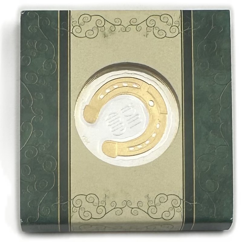 Монета 500 франков КФА 2014 Подкова на удачу Конго