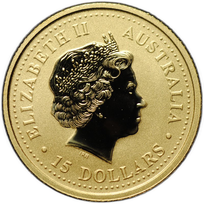 Монета 15 долларов 2006 Австралийский самородок Кенгуру Австралия