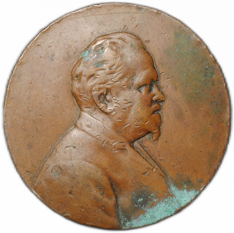 Медаль Ивану Августовичу Тиме От учеников и сослуживцев 1858-1908