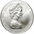 Монета 1 доллар 1973 Птицы BUNC Британские Виргинские острова