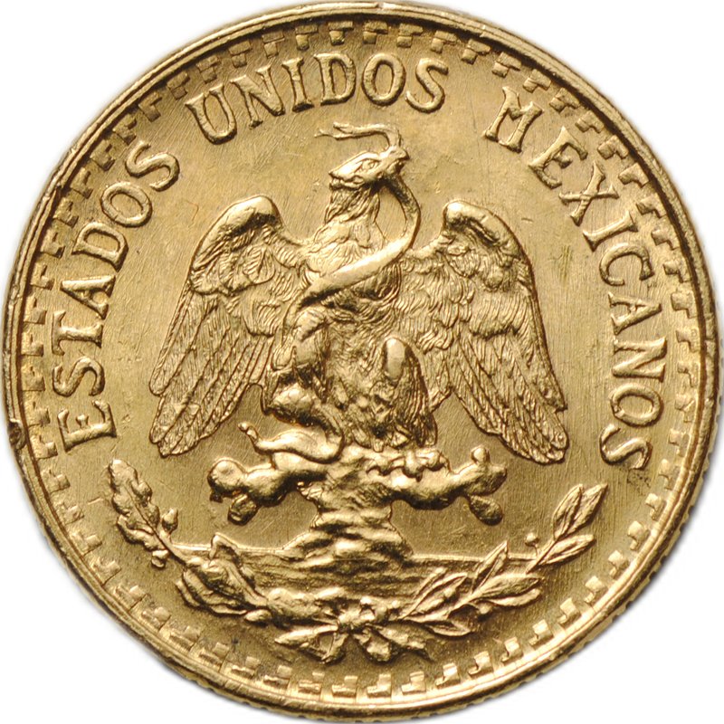 Монета 2 песо 1945 Мексика