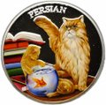 Монета 500 франков 2011 Кошки - Персидская Руанда