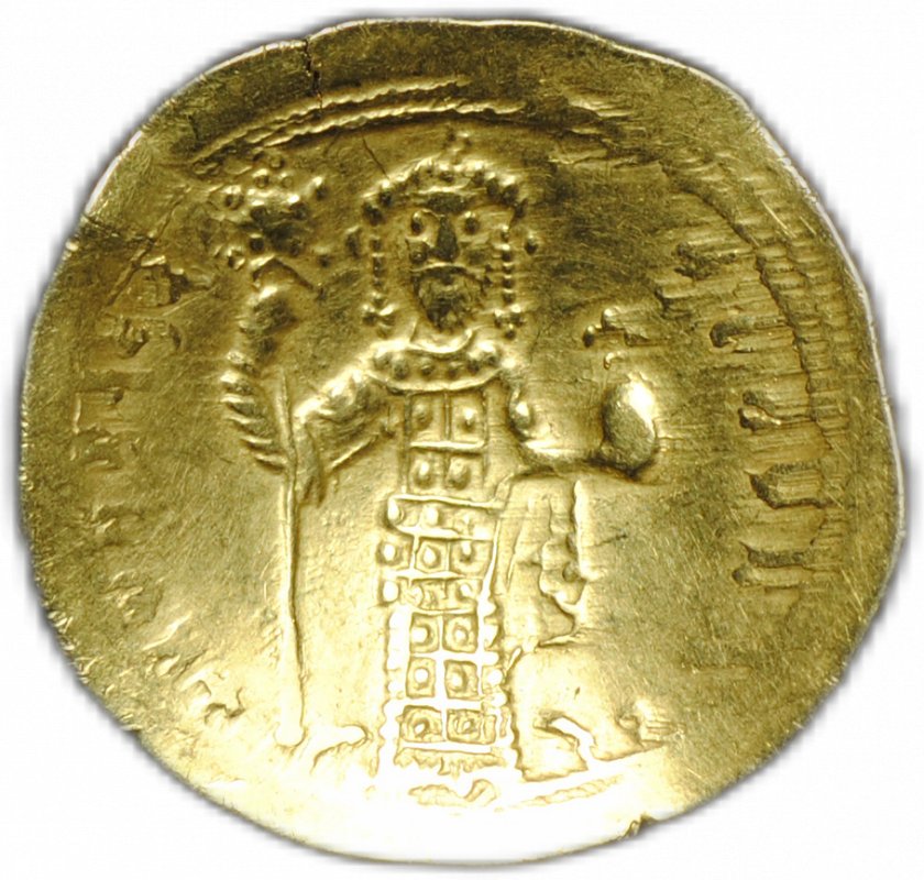 Монета Гистаменон номисма 1059-1067 Константин X Дука Византия