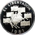 Монета 20 бальбоа 1981 Симон Боливар Освободитель Панама
