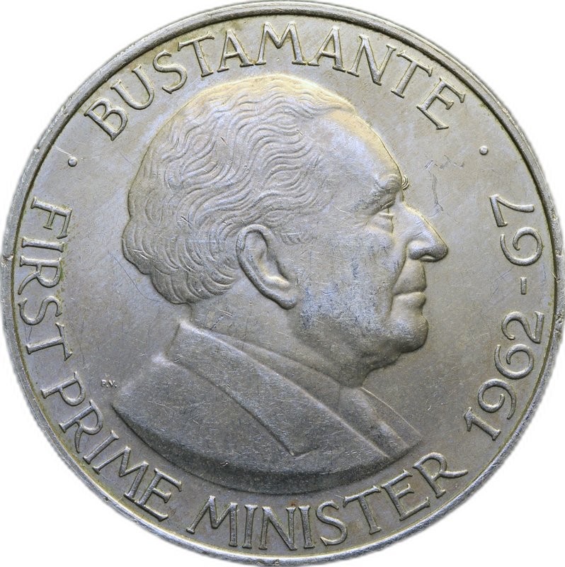 Монета 1 доллар 1972 Ямайка