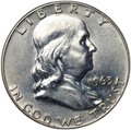 Монета 50 центов (1/2 доллара) 1963 Франклин США