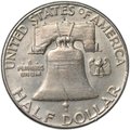Монета 50 центов (1/2 доллара) 1963 Франклин США
