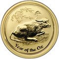 Монета 25 долларов 2009 Год быка Лунар Австралия