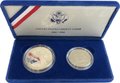 Набор монет 1 доллар, 50 центов 1986 100 лет статуе Свободы США