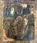 Икона Воскресение Христово с двунадесятыми праздниками 31х26,5 см