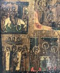 Икона Воскресение Христово с двунадесятыми праздниками 31х26,5 см