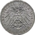 Монета 3 марки 1914 25 лет свадьбы Фридриха и Марии Анхальт-Дессау Германия