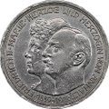 Монета 3 марки 1914 25 лет свадьбы Фридриха и Марии Анхальт-Дессау Германия