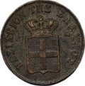 Монета 10 лепт 1857 Греция