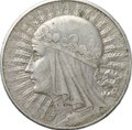 Монета 10 злотых 1932 Ядвига Польша