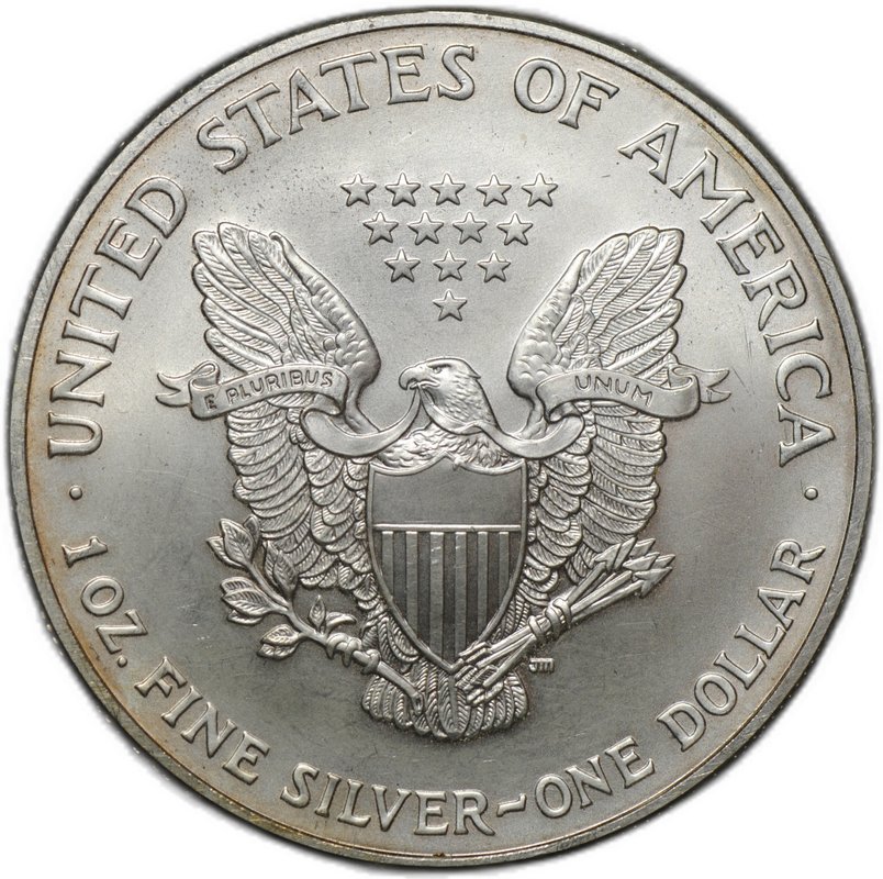 Монета 1 доллар 2004 Американский серебряный орёл (шагающая свобода) США