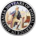 Монета 1 доллар 2009 200 лет почтовой службе Почта Австралия
