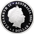 Монета 1 доллар 2009 200 лет почтовой службе Почта Австралия