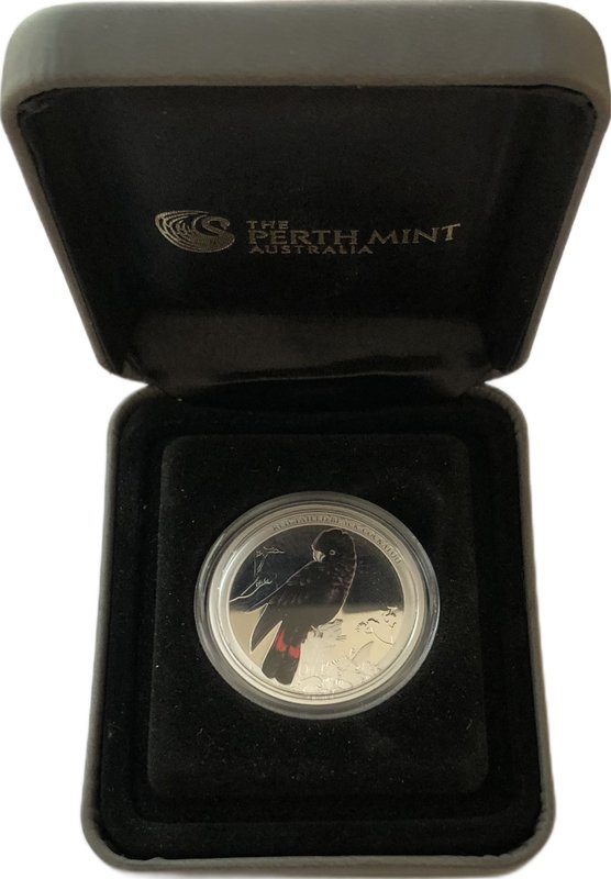 Монета 50 центов 2013 P Птицы Траурный какаду Бэнкса Австралия