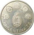 Монета 2000 песо 1977 Чемпионат мира по футболу 1978 Аргентина