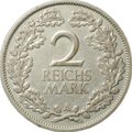 Монета 2 рейхсмарки 1926 A Германия