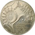 Монета 10 марок 1972 J Олимпиада Мюнхен Стадион Германия ФРГ