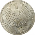Монета 5 марок 1975 J 50 лет со дня смерти Фридриха Эберта Германия ФРГ
