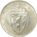 Монета 10 крон 1964 150 лет Конституции Норвегия