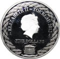 Монета 5 долларов 2012 Стрекоза Токелау