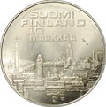 Монета 10 марок 1971 Чемпионат Европы по легкой атлетике Финляндия