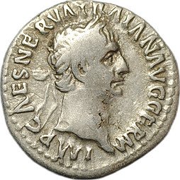 фото для Монета Денарий 100 Траян (98-117) Конкордия Римская Империя Аверс