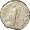 Монета Денарий 116-117 Траян (98-117) Провиденция Римская Империя
