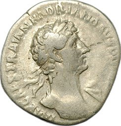 фото для Монета Денарий 117 Адриан (117-138) Конкордия Римская Империя Аверс