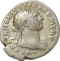 Монета Денарий 111 Траян (98-117) Пакс Римская Империя