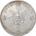 Монета 1 талер 1861 Коронация Вильгельма I и Августы Пруссия Германия