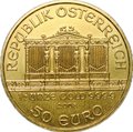 Монета 50 евро 2008 Венская филармония (филармоникер) Австрия