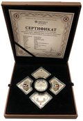 Набор 2 доллара 2012 Царское Село Ниуэ 5 монет